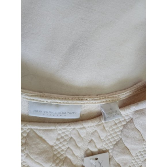 New York & Company Women's Stretch White Bodycon Sleeveless Dress Small/8 NWT - Picture 6 of 11